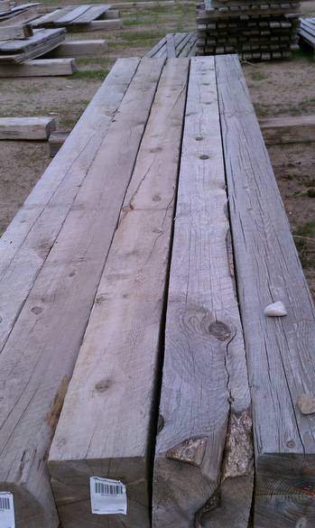 Mix of Trestlewood II and NatureAged Weathered Timbers