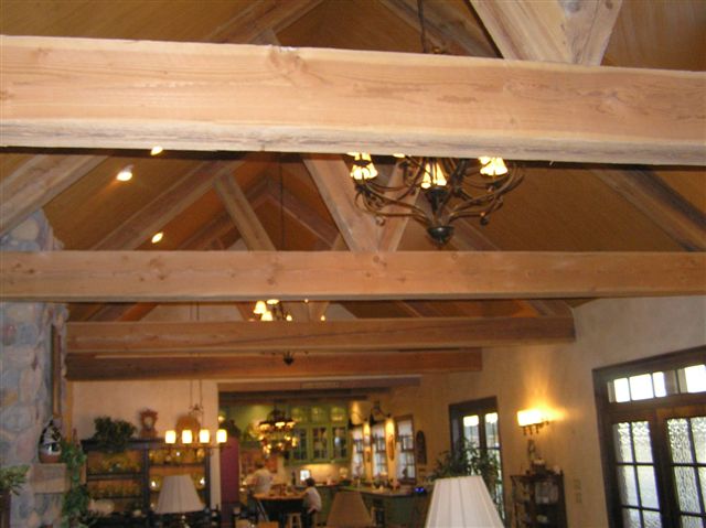 Great Room Trusses / TWII Circle-Sawn