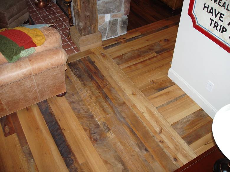 Trailblazer Skip-Planed Mixed Hardwood Floor With Micro Bevel