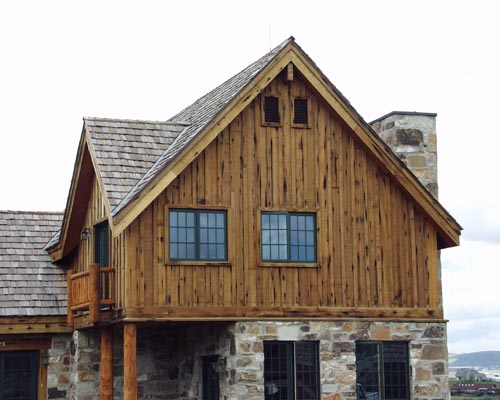 Trestle Redwood Siding / Rustic Redwood Board and Batten Siding and Trim