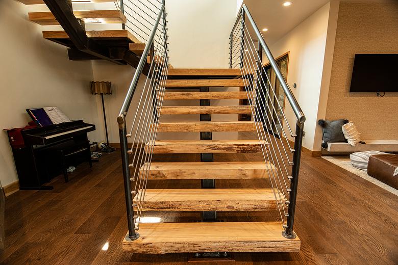 Mixed Hardwood Treads (from Sleeper Middles/Live Edge)