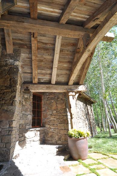 Hand-Hewn Timbers and Mixed Antique Barnwood