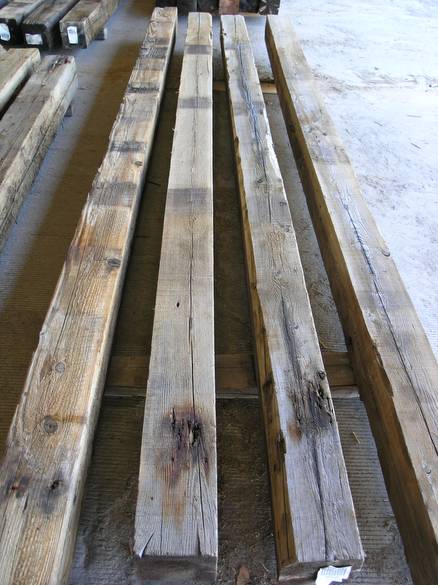Weathered Timbers for Approval --8 x 8 x 14-15' Picklewood Weathered Timbers