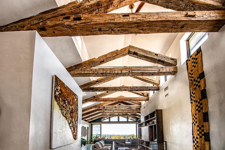 Hand-Hewn Trusses