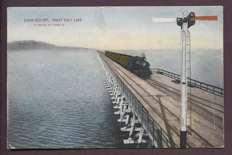 First Colored picture of the trestle (circa 1907)
