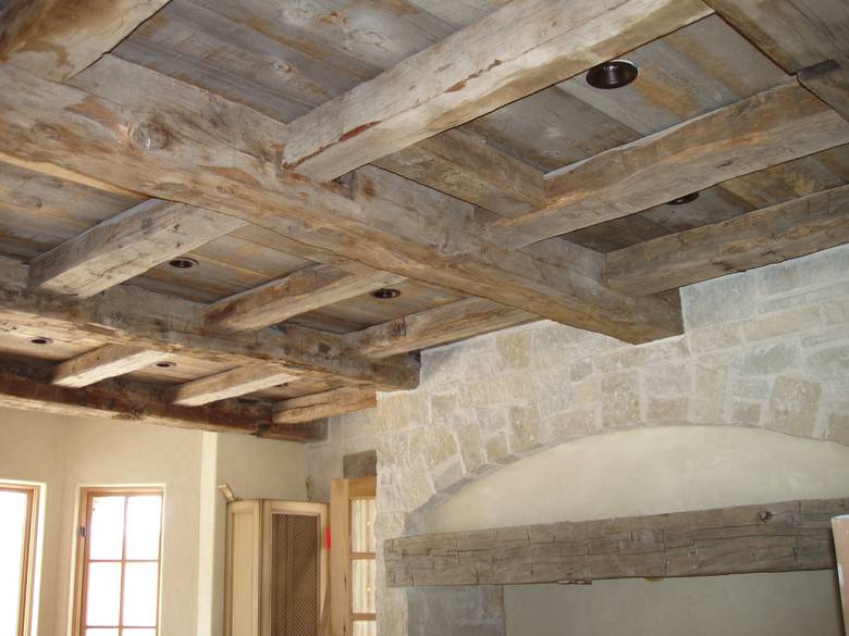 Weathered and Hand-Hewn Timbers