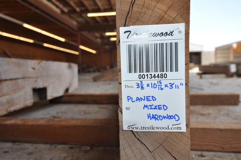 Mixed Hardwood Planed Mantel