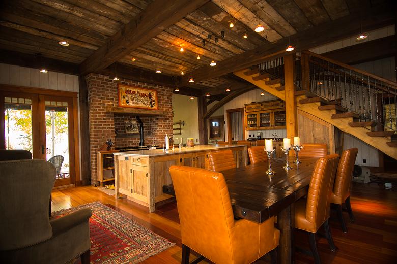 Reclaimed Weathered Timbers --Timbers & Ceiling