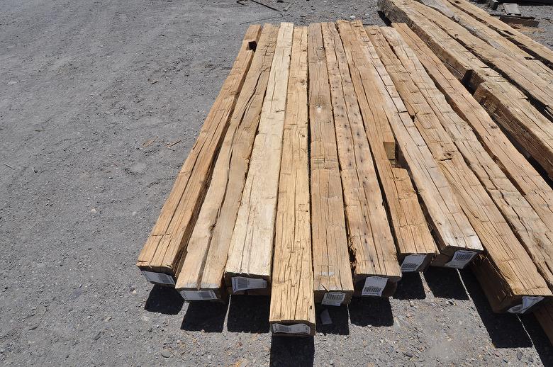 6 x 6 Hand-Hewn Timbers (2 extras)
