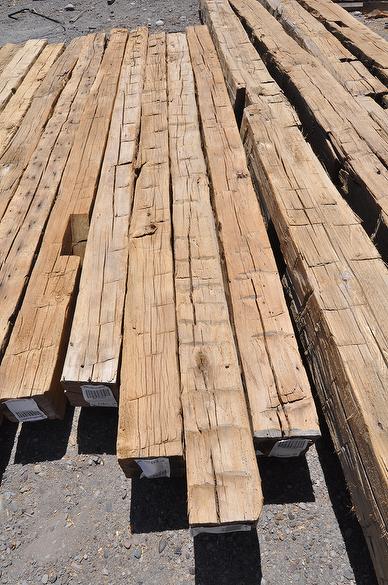 6 x 6 Hand-Hewn Timbers (2 extras)