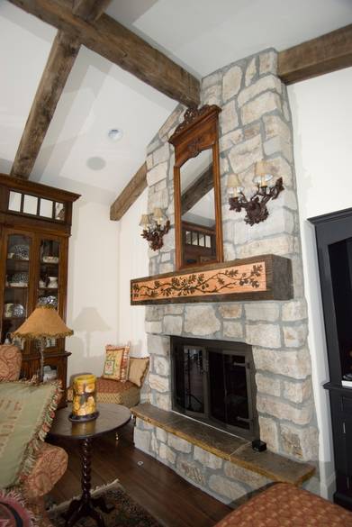 Weathered Timbers and Mantel