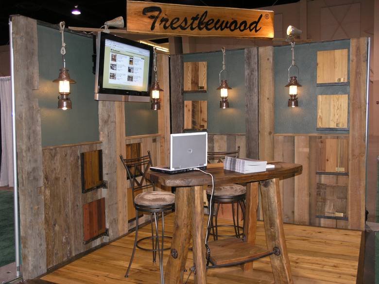Trestlewood Trade Show Booth