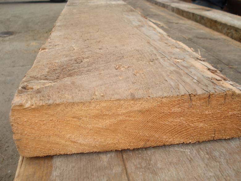 3 x 12 Joists End Grain and Rough Face / This material has a nice rough brown texture