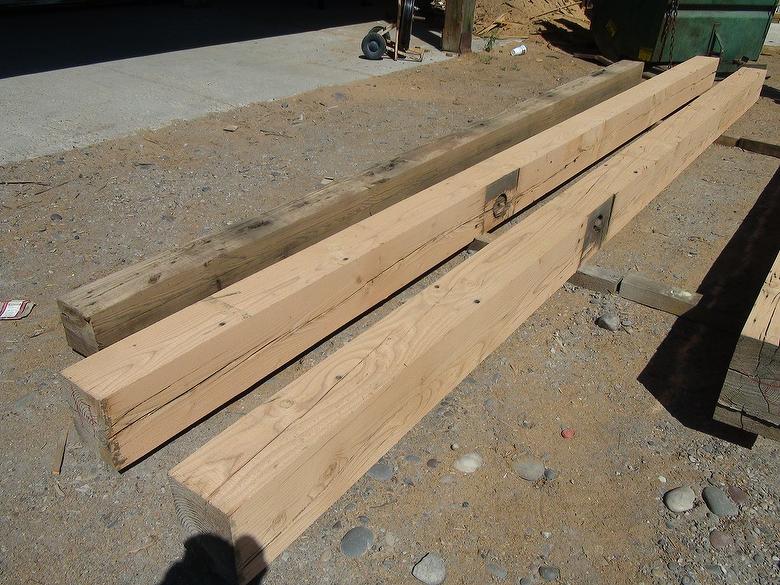 8 x 8 x 16 and 2 8 x 10 x 18' DF Band-Sawn Timber