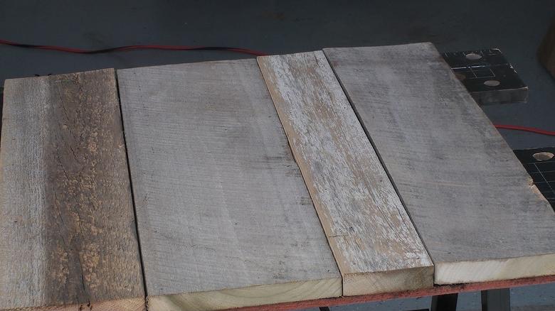 Gray Rough Barnwood after sanding