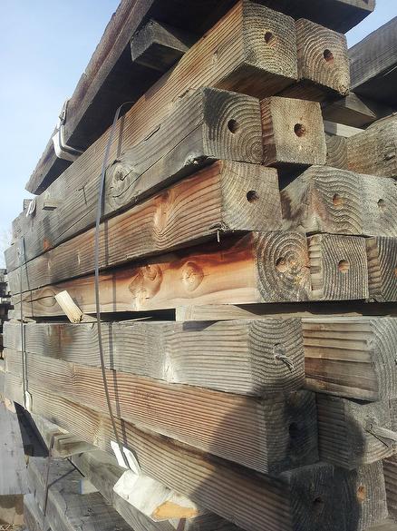 EXAMPLE TIMBERS: 4x4 Weathered Picklewood Timbers