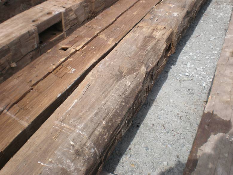 Hand Hewn Timber with Wane