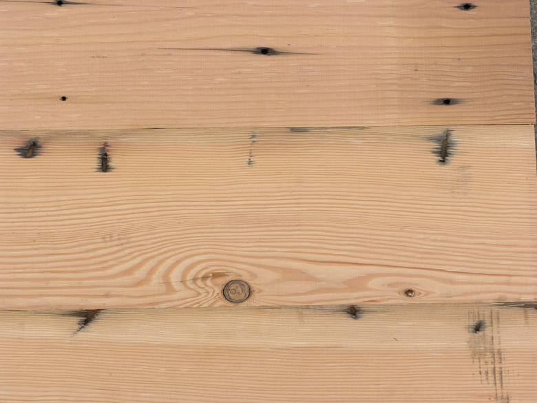 DF shiplap siding / Planed face with reclaimed character