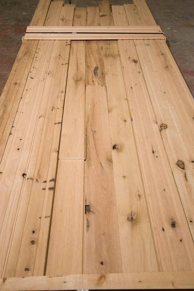 Smooth t & g oak flooring (reclaimed) / Smooth oak reclaimed floor