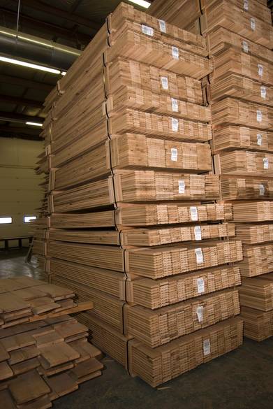 Smooth and Skip-planed reclaimed oak flooring / Units of reclaimed oak flooring (ready to ship)