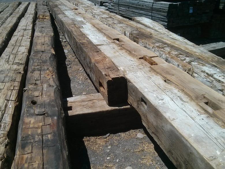 Hewn Timbers (some rectangular and long)