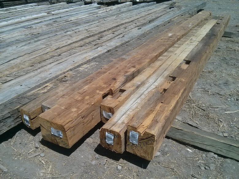 Hewn Timbers (some rectangular and long)