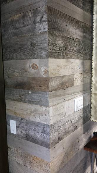 Gray  Rough Barnwood thickness planed and edged