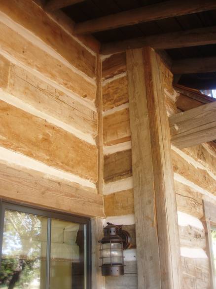 Hand-Hewn Siding and TWII Timbers