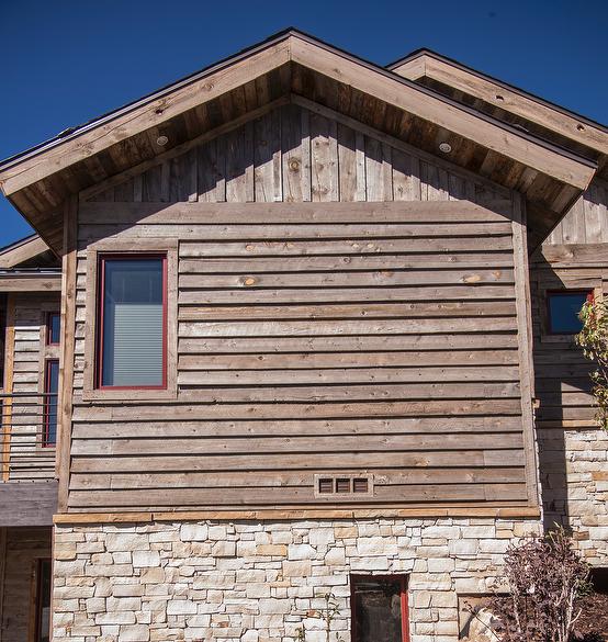 NatureAged Barnwood Lap and Board and Batten siding