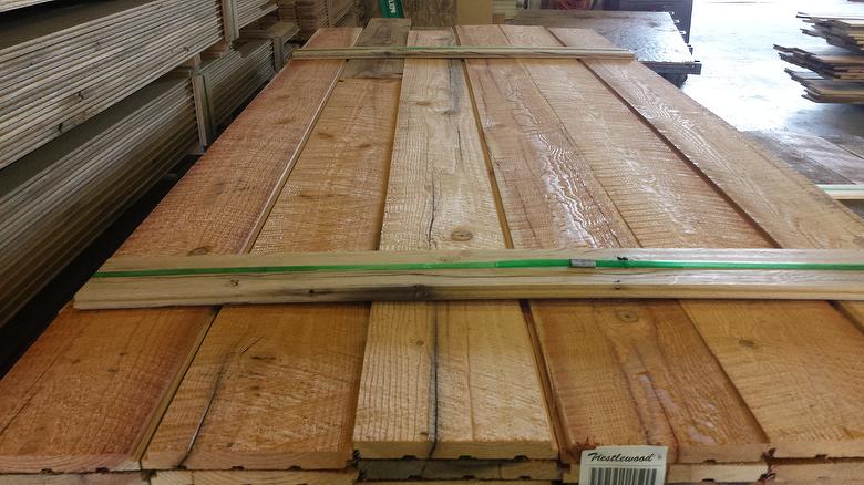 TWII Lumber Run into 7" Face Shiplap