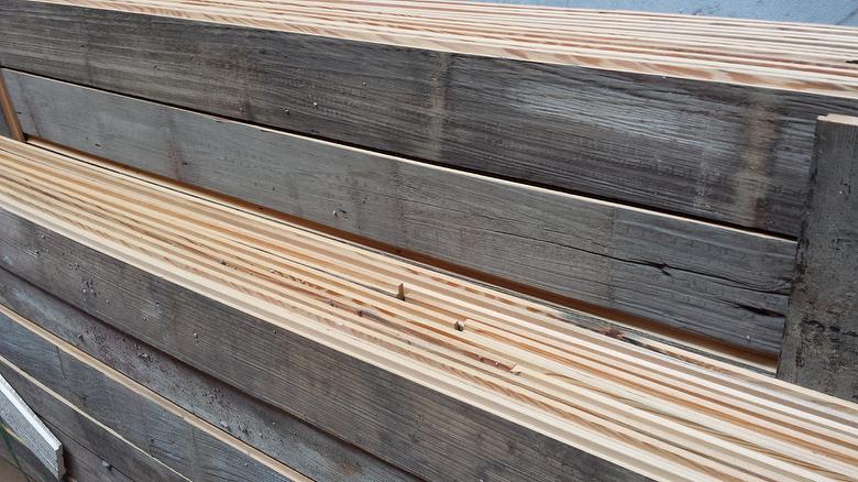 Original Weathered Face Picklewood Cypress Shiplap siding 5/8