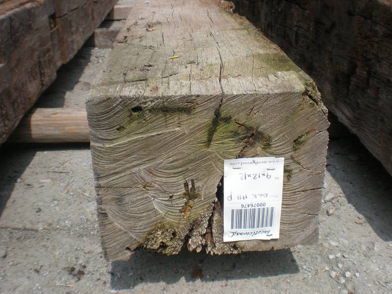 Hand Hewn Oak Timbers