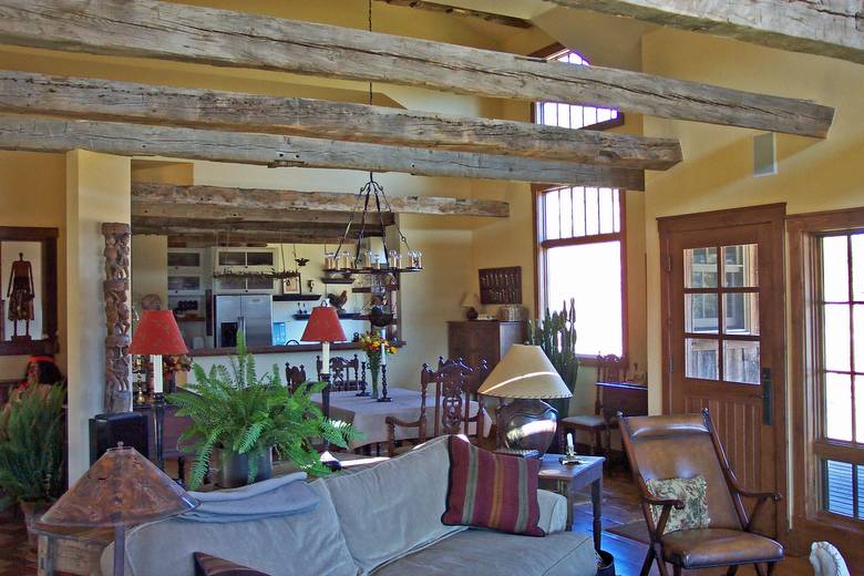 Authentic Hand-Hewn Timbers