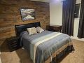 Antique Smooth Brown Lumber Accent Wall (Mira Loma)