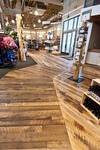 Trailblazer Mixed Hardwood Skip-Planed Floor / Retail Store Floor
