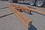 timbers for approval--
 8 x 17 x 25' (1 face has a lot of metal), 8 x 13 x 10 (2) if you cut notched ends off, and 8 x 16 x 20.
 