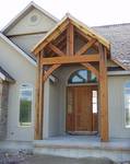Timber Frame Entry and Door / Trestlewood II " Salty Fir" Planed - Utah