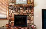 5.25x9.25 x 6.04' Hand-Hewn Mantel, Processed - 24.44 bf - H-H Elm Mantle sanded/finished - Malad, Idaho