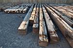 EXAMPLE TIMBERS: 10x12x20-34' Willamette Weathered DF Timbers