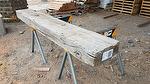 bc# 230538 - 5.5x12.5 x 7.17' Weathered Mantel, Unfinished - 41.08 bf -       
