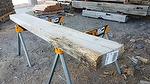 bc# 230518 - 3.5x11 x 7.19' Antique Hardwood Resawn Mantel, Unfinish - 23.07 bf -       
