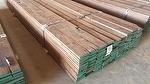 bc# 230014 - 1" x 5" ThermalAged Brown Lumber - 529.41 bf - Kiln dried thermally modified edged