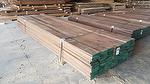 bc# 230016 - 1" x 7" ThermalAged Brown Lumber - 805.00 bf - Kiln dried thermally modified edged