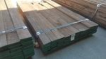bc# 230004 - 1" x 5" ThermalAged Brown Lumber - 205.42 bf - Kiln dried thermally modified edged