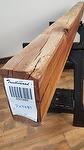bc# 213053 - 4x7 x 7.25' Antique Hardwood Resawn Mantel, Finished - 16.92 bf - Finished, Poly satin