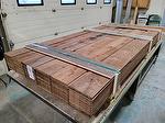 bc# 233369 - .72" x 6.87" ThermalAged Brown Shiplap Lumber - 255.91 sf - 2'+, 215, Poplar