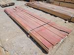 bc# 227686 - 1" x 6" Antique Barnwood Faded Red - 357.75 bf - 12-15' Avg., Edged, Groove, One Side Smooth Brown
