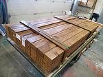 bc# 242280 - .72" x 4.625" ThermalAged Brown Shiplap Lumber[Dark] - 307.18 sf - L = 2-8'