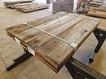 bc# 214132 - 1" x 6" Antique Redwood Barnwood Lumber - 69.90 bf - 5'