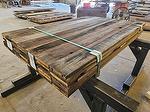 bc# 214130 - 1" x 6" Antique Redwood Barnwood Lumber - 104.10 bf - 5'